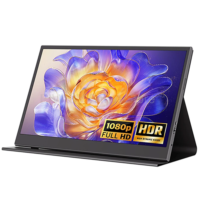 

15,6-дюймовый HD сенсорный дисплей Портативный монитор для коммутатора Удлинитель ноутбука Однокабельное соединение IPS A+ Панель 72% sRGB Цветная гамма