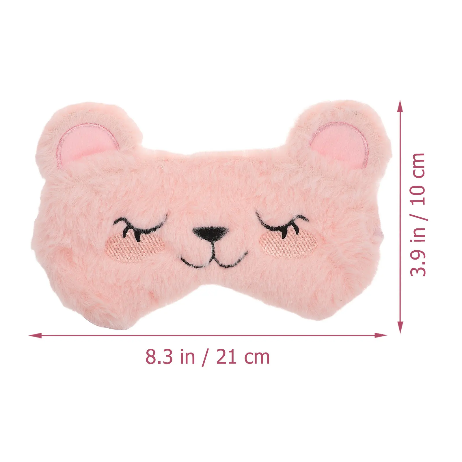 2Pcs Cartoon Eye Masks Soft Comfortable Shading Blindfolds Suitable for Homes Airplanes Camping Tourism Hotels
