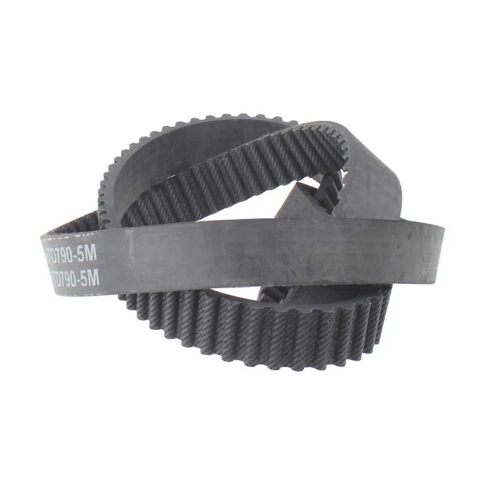 Htd5mゴム伝送ベルト、円-アーク歯、幅15mm、20mm、25mm、30mm、5mm、760mm、765mm、770mm、775mm 780mm、790mm、800mm