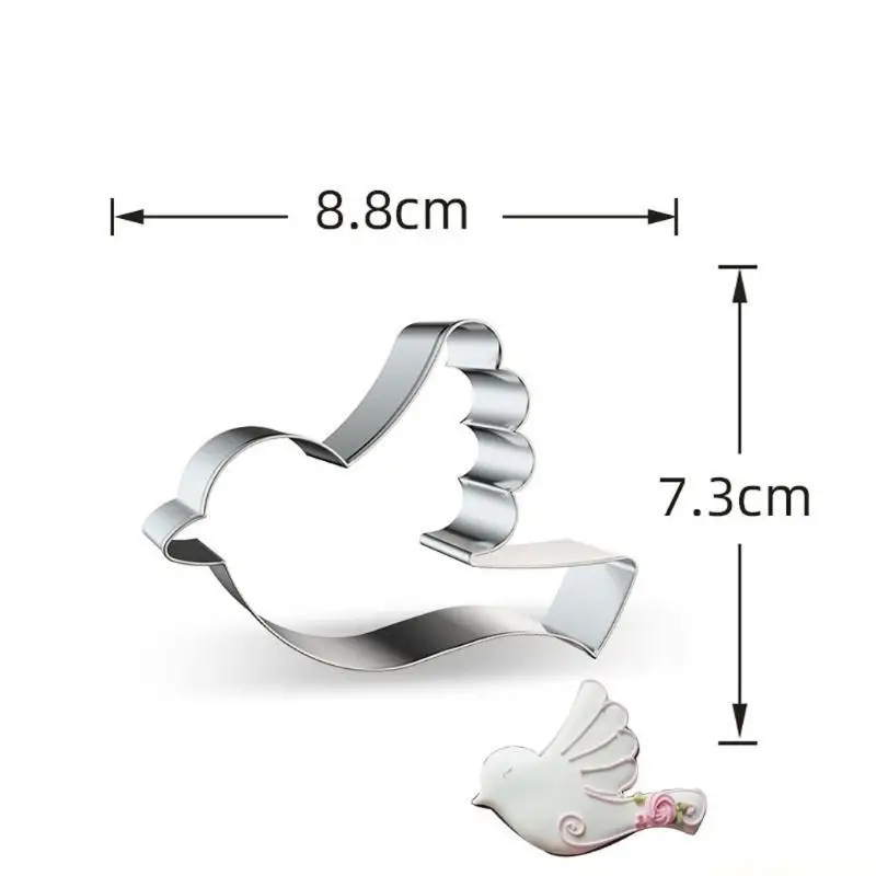 QX2E Set of 15 Stainless Steel Cookie Cutters Biscuit Cutter Cookie Molds Cookie Moulds Religious Gift for Baking Lover