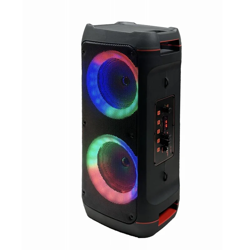 

6.5 inch portable large volume plug-in card stereo with microphone