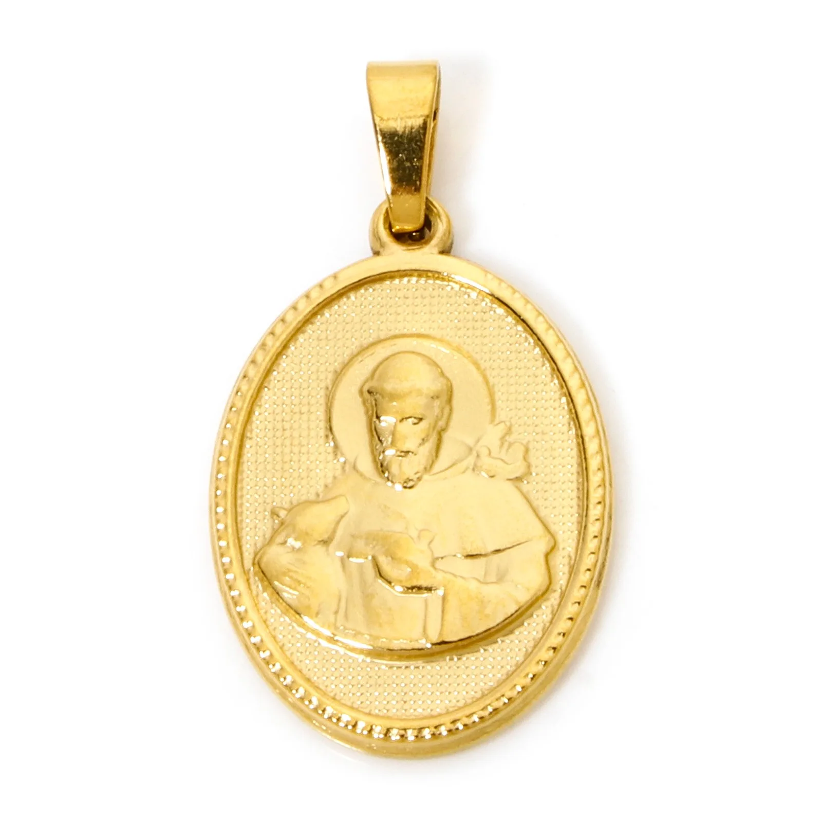2 stücke Religiöse Edelstahl Charme Gold Farbe Jungfrau Maria Muster Anhänger DIY Halskette Für Frauen Männer Partei Schmuck Erkenntnisse – Detail 9