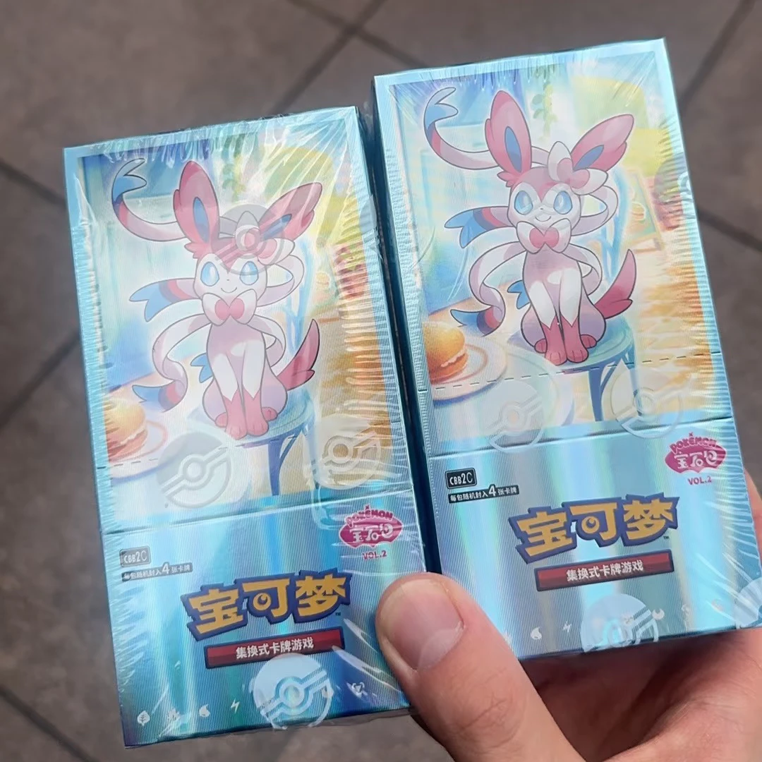 

In Stock Original 100% Gem Pack Vol 2 Cards Scarlet and Violet Trading PTCG Box Eevee Eeveelution Gem Pack 2 Collection Toy Gift