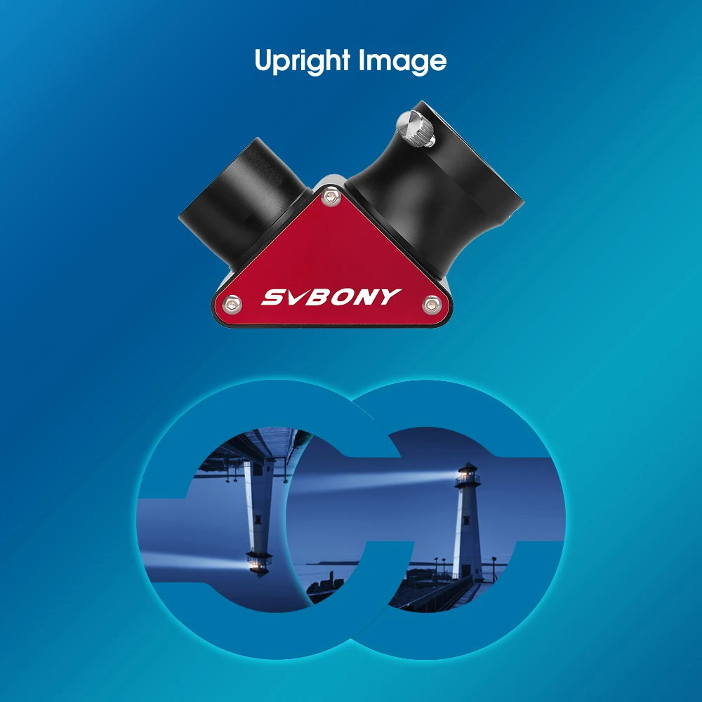 SVBONY SV188P Teleskop 1,25'' 90 Grad dielektrischer Spiegel Diagonal 99 % Reflexibilität Dielektrische Beschichtungen – Detail 8