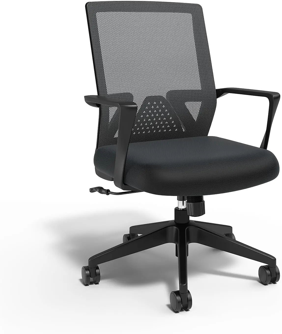 

Cartwright Fabric Swivel Task Chair, Ergonomic Office Chair with Adjustable Tilt Lock, Mesh Back and Lumbar Support