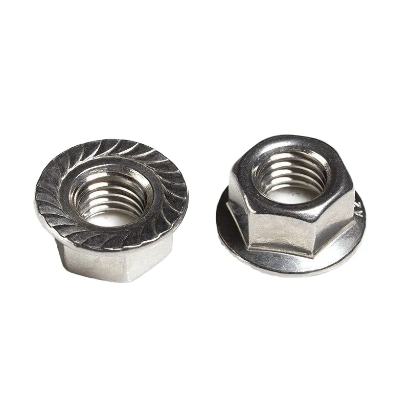 Nickel Plated Stainless Steel Flange Nut for Mining Healthcare Water Treatment