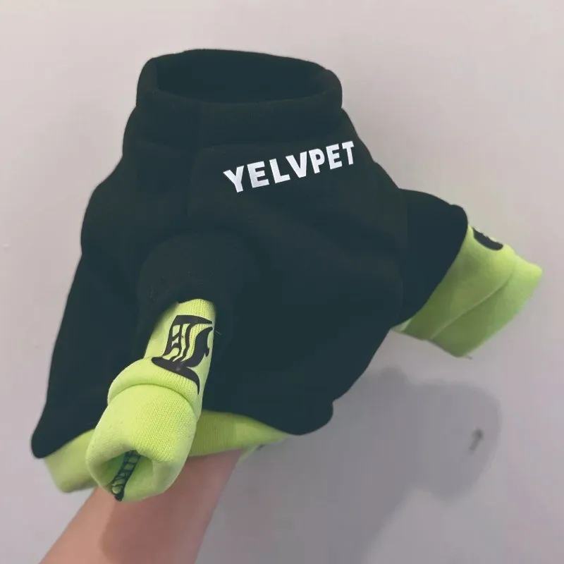 الشتاء الخريف والشتاء القطط الكلاب موضة الملابس دوول الأزرق المضادة للتساقط كلب صغير Schnauzer الحيوانات الأليفة الصوف بلوزات