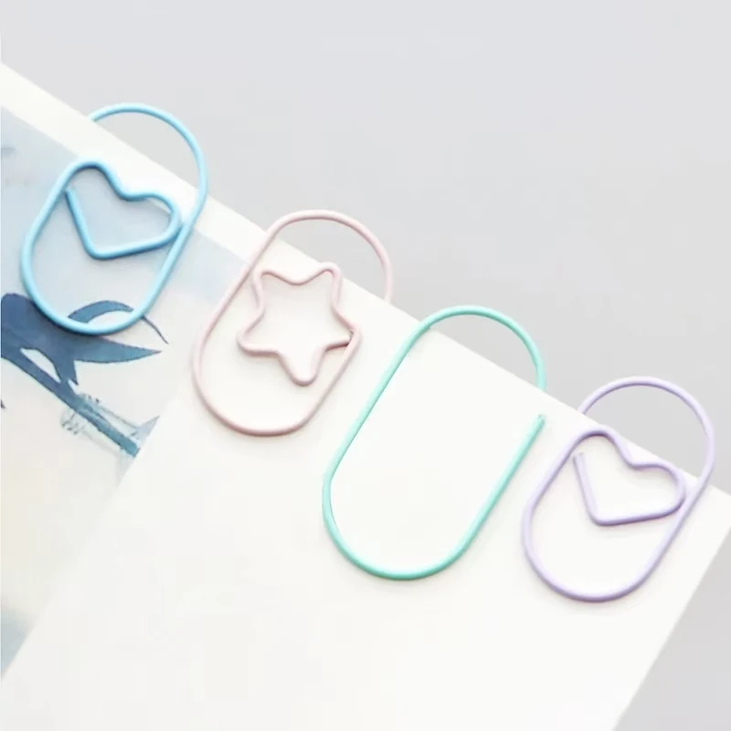 20pcs Colorful Loop Pins - Creative Stationery Bookmark Set, High Value for Money, Perfect for File Organization and Display