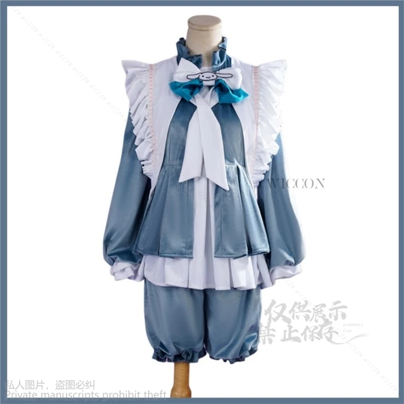 Costume Cosplay du jeu V Joseph Desaulniers, Braking Count Desaulniers, Bleue, Lovely Lolita, Kawaii Set, Homme et Femme