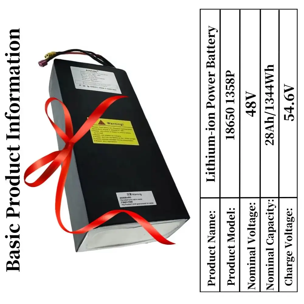 

For Kugoo M5/M5Pro/MaxSpeed 48V battery 28000mAh 13S8P Battery Pack Folding Electric Scooter