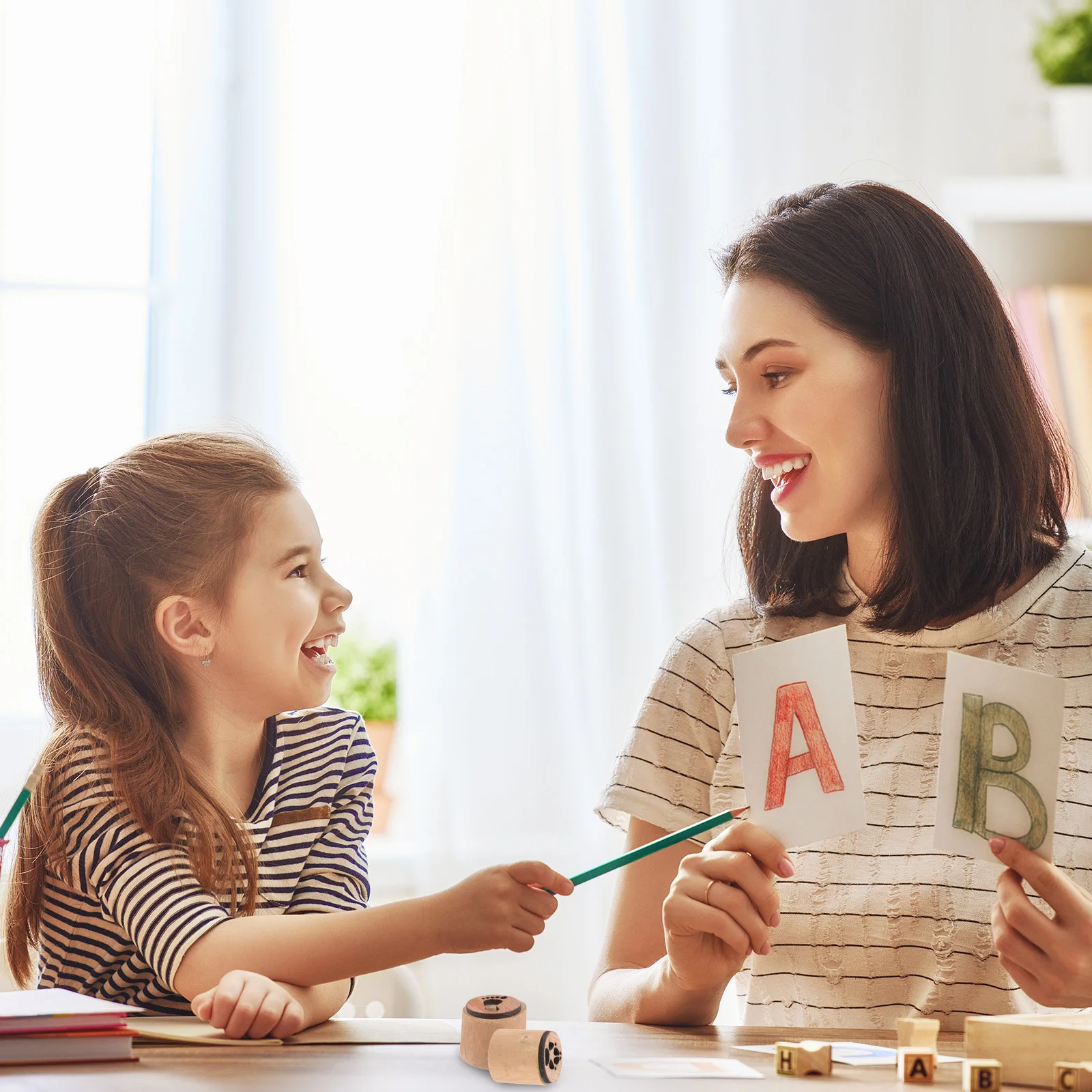 1 مجموعة الحيوان البصمة ختم خشبي مجموعة واضح نمط DIY بها بنفسك الحرفية بطاقات صنع البصمة Stamps الإبداعية سكرابوكينغ ديكور #1