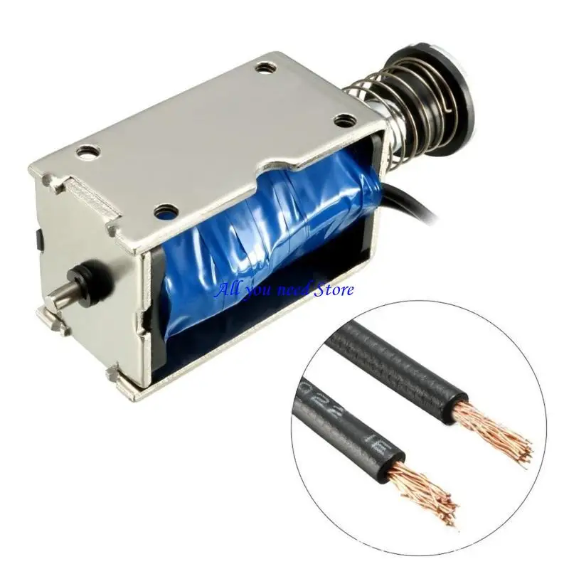 

K9FB DC12V/24V Open Frame Electromagnet keepping Force 5N Travel 10mm Linear Solenoid