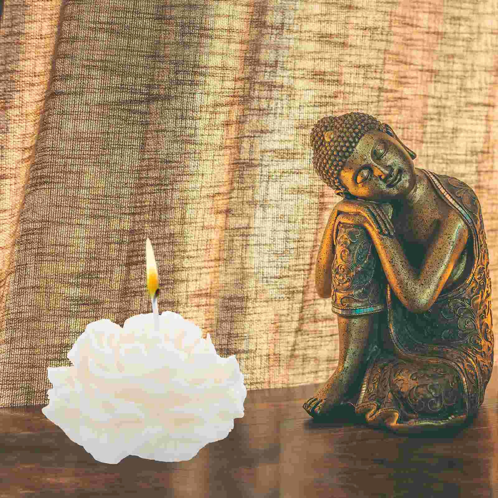 

Peony Flower Vanilla Aroma Props Scented Tabletop Aromatic Candles for Home Aromatherapy Party Man