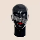 latex hood nose tube gag