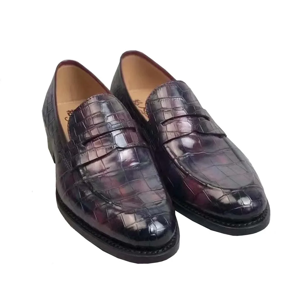 

Yingshang, Новое поступление, мужская обувь, мужская формальная кожа крокодила, мужская кисть цвета