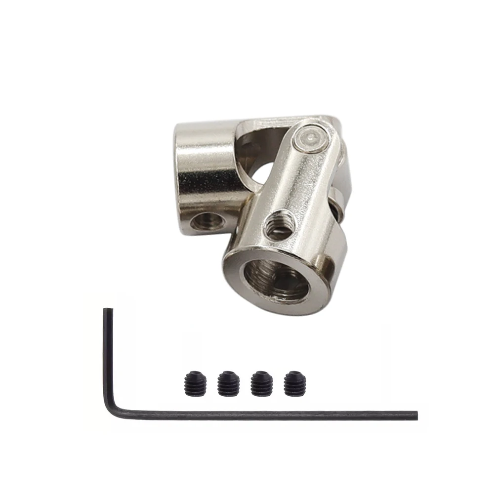 RC Boat Car Shaft Coupler Metal Cardan Joint Motor Connector Universal Joint Coupling Gimbal 2/2.3/3/3.17/4/5/6/8/10/12mm