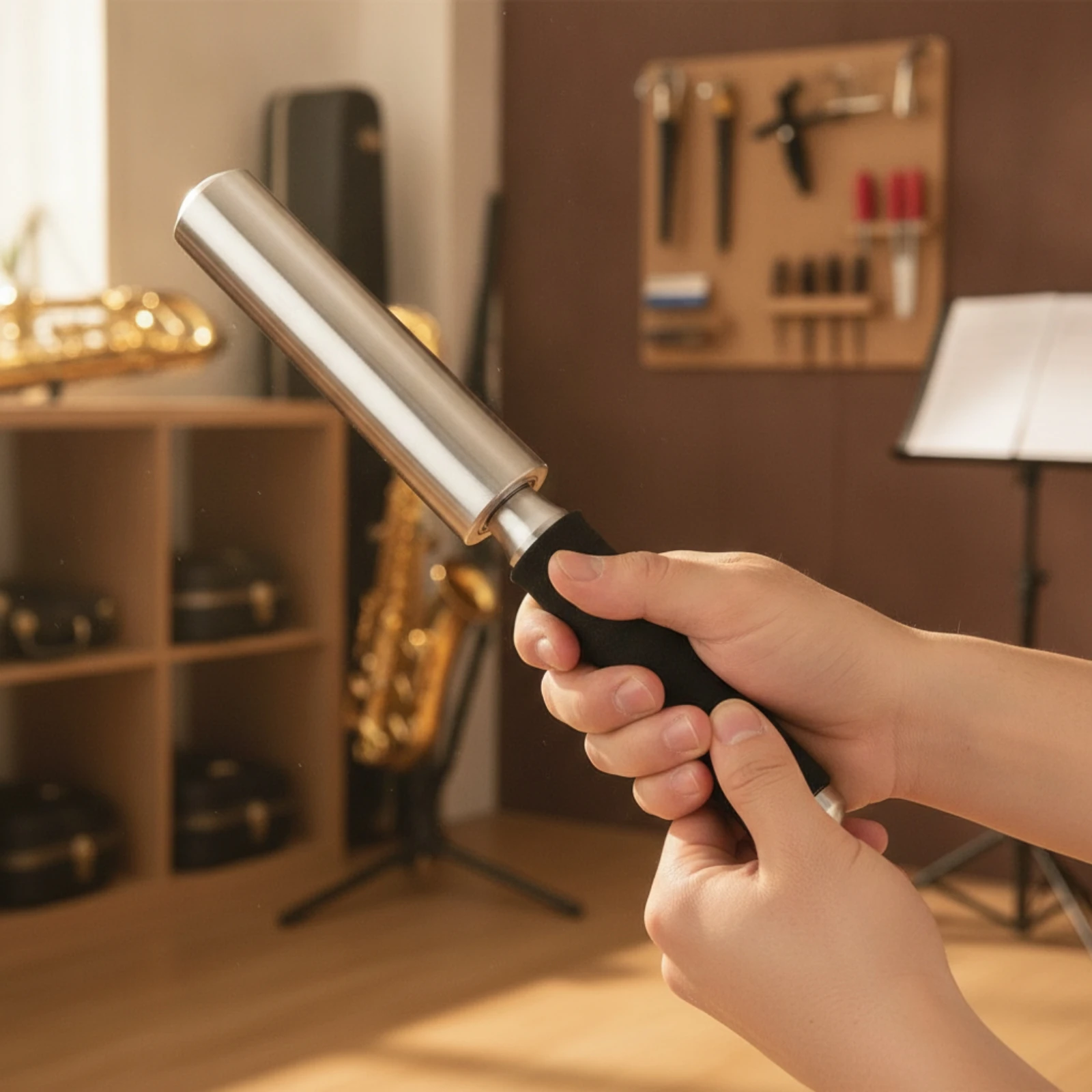 Dent Repair Roller with Textured Grip Cylindrical Dent Repair Repair Tool Metal Roller Tool Long-Lasting Complete for Musicians
