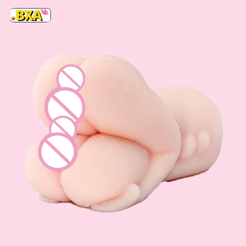 4 Hole Adult Male Masturbator Sex Toy Double Vagina Double Anus Penetration Male Sex Doll New Adult Toy 18