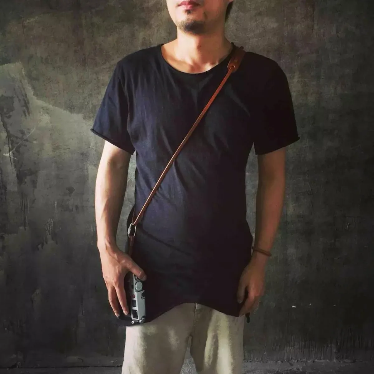 모바일 이탈리아 야채 무두질 소가죽 숄더 스트랩, 전문 카메라 스트랩, 링 스트랩, 카메라 액세서리