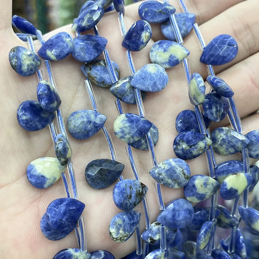 

Натуральный необработанный горный нефрит, огранка «капля», для изготовления ювелирных изделий, ожерелий, браслетов, 15 дюймов, 10x13 мм