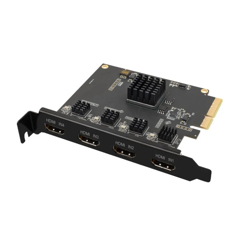 For Built-in High Definition Capture Card HDMI4 Video Recording Conference Collector