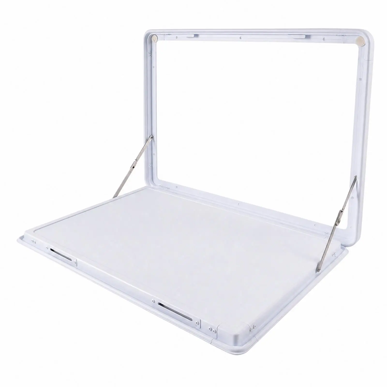 RV Exterior Fold-down Table Wall-Mounted Motorhome Fold-down Table Lockable for Camping, Road Travel, Food Prep