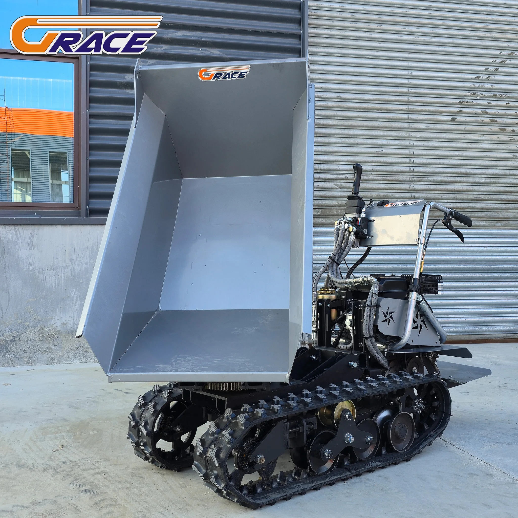 الصينية المهنية الصانع قلابة صغيرة النماذج الأوروبية والأمريكية الساخنة الصغيرة الزاحف شاحنة قلابة صغيرة الزاحف قلابة