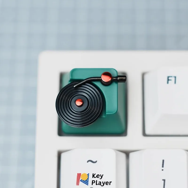 Vinile Record Artisan Keycap Personalizzato Carino Resina Tastiera Cap Cherry MX 1U Personalizzato KeyCap per Accessori Tastiera Meccanica