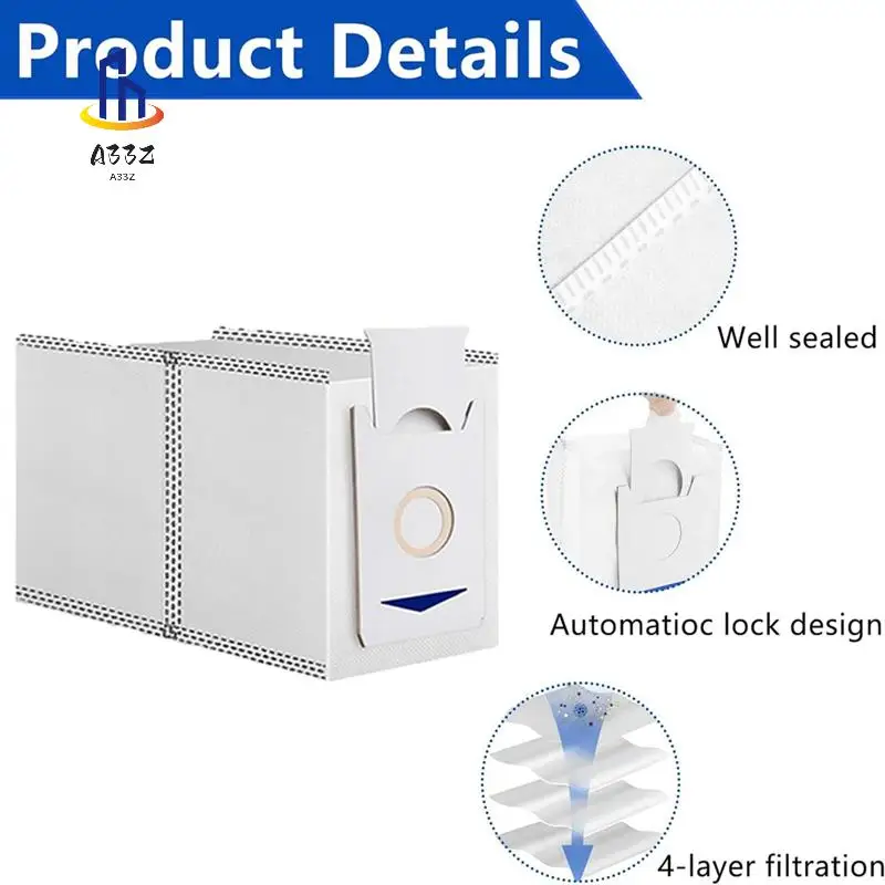 

A33Z-Replacement Accessories For Ecovacs Deebot T30 MAX/T30 Pro Omni Robot Mop Rag Cloth Dust Bag