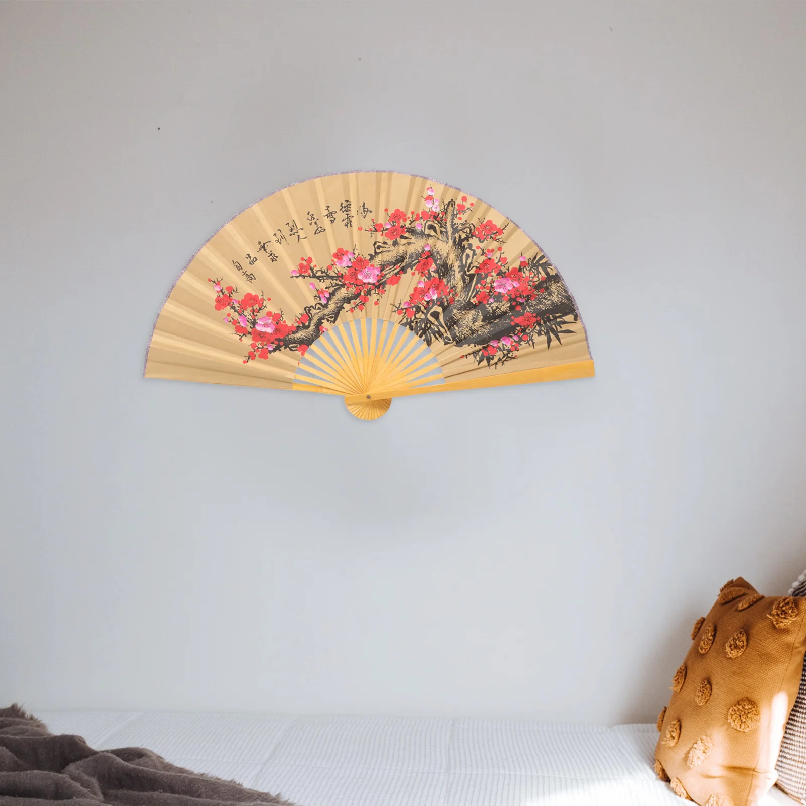 

Asian Decorative Hanging Fan Wall Murals Fans for Weddings Folding Decoration Comes