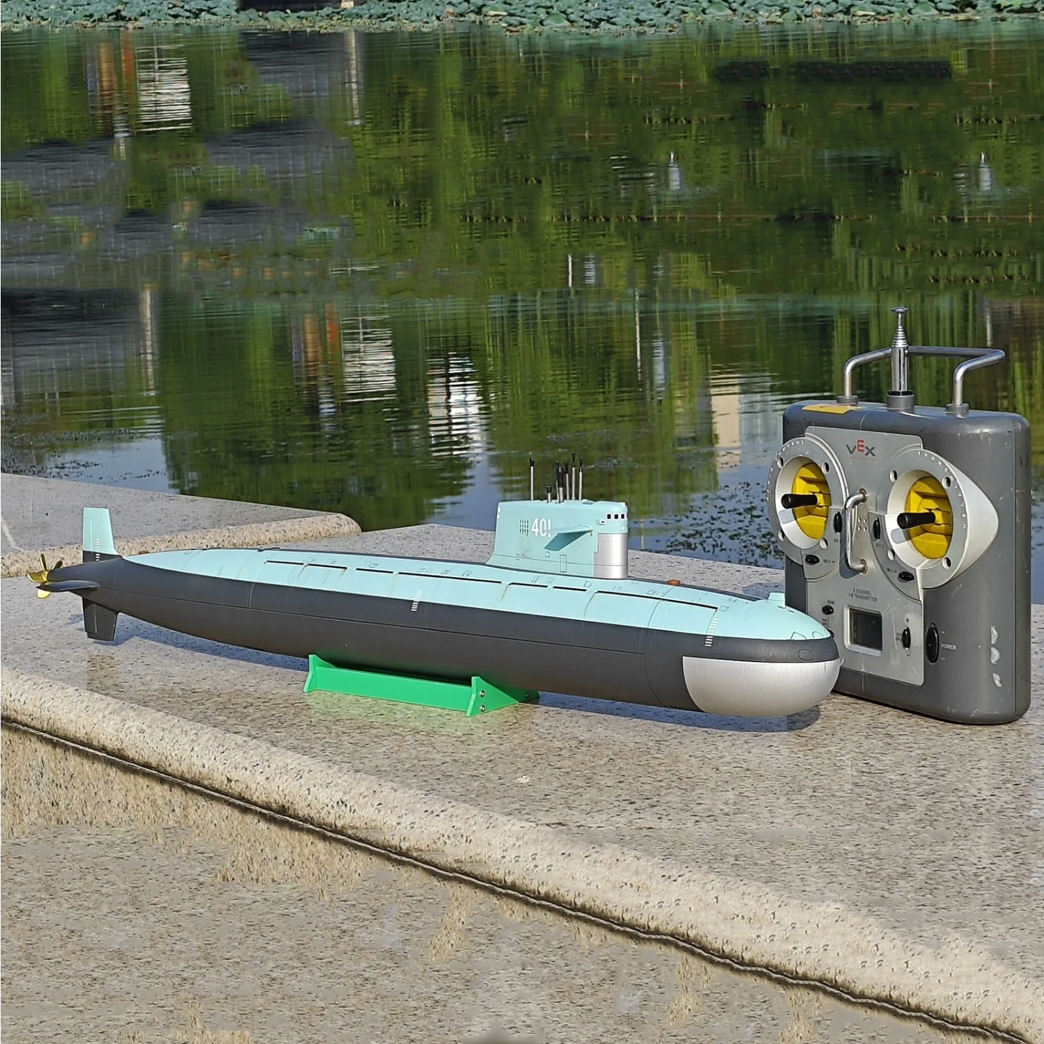 1/144 RC قارب 70 سنتيمتر محاكاة 091 نوع التحكم عن بعد الغواصة ثلاثية الأبعاد مجزأة الطباعة RC السفن نموذج RTR الكبار السفينة لعبة هدية