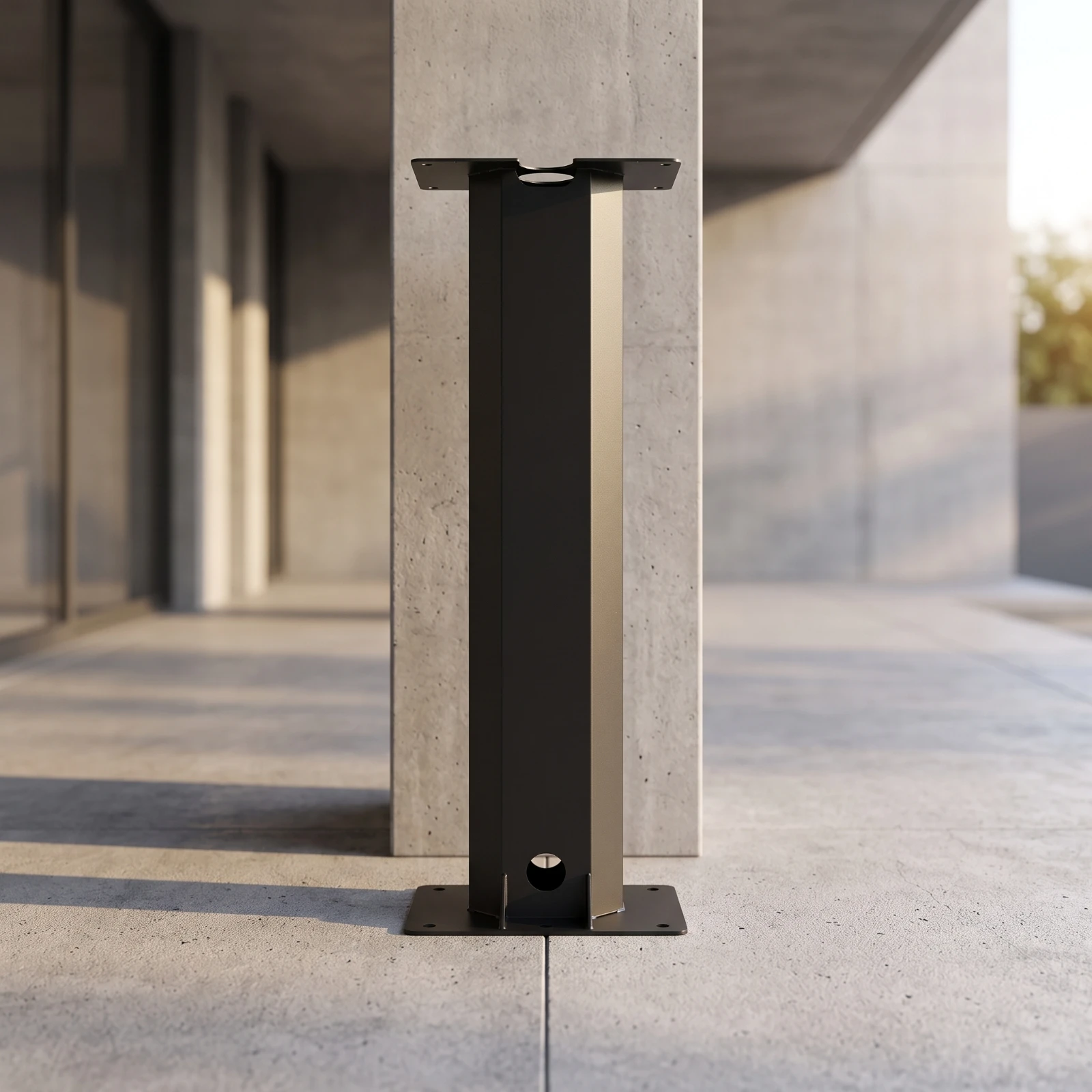 Freestanding EV Charger Enclosure with Pedestal Stand Floor-Mounted EV Charger Box with Pedestal Stand Cabinet Dustproof