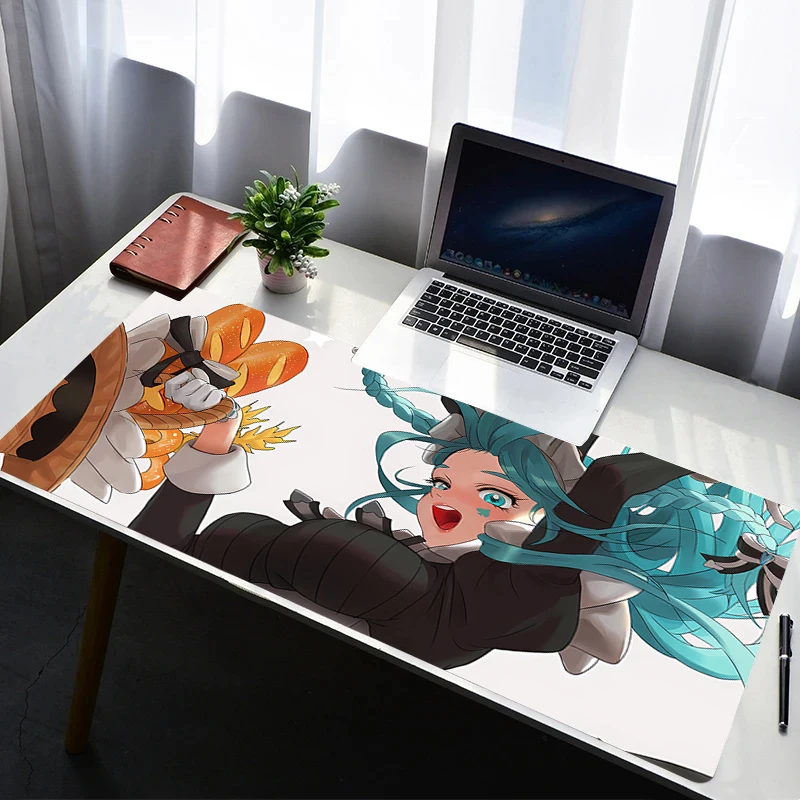 

Mouse Pad Office PC Gaming Accessories Keyboard Pad Anime Rubber B-black Survival Eternal Return Mousepad Laptop Desk Mouse Mat