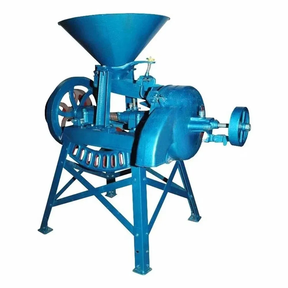 2A Corn Grinder 500 kg/h Capacity 8 HP Stainless Steel Electric Start Industrial Belt Drive