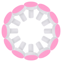 12 Pcs Electric Nail Grinder File Parts Heads Handmade Hair Clips Clippers Pads Toddler Classic Replacement