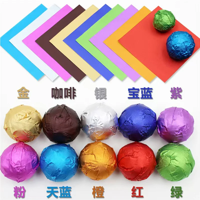 Portable Yunnan Various Puer Small Tea Cake Aluminum Foil Paper 6g/pcs Colored Pu'er Aluminum Foil Pack Paper Puerh Tissue Paper