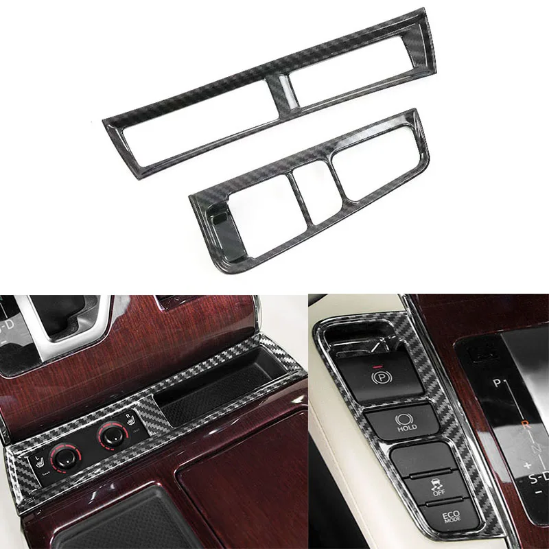 

For Toyota Alphard VELLFIRE 30 2016 -2022 Chrome Electrical Park Handbrake Hand Brake Molding Cover Trim Car Syling Accessories