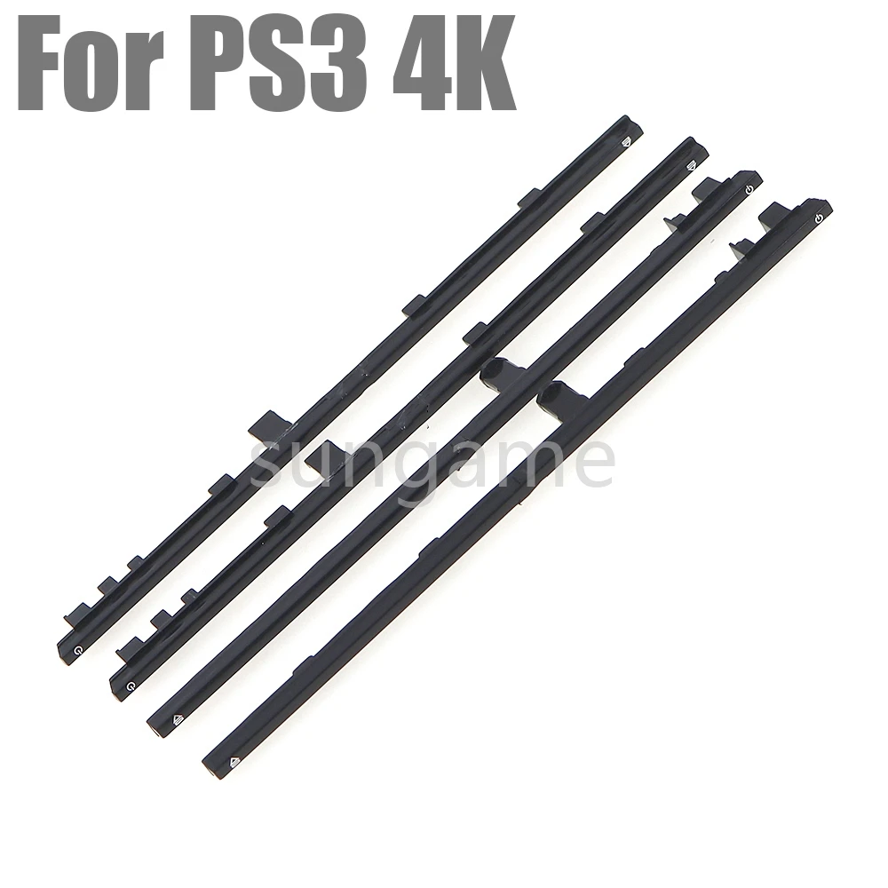 15pcs Replacement For PS3 4K Black Cover Shell Front Housing Case For PS3 Slim 4000 Power Switch Button LED Strip