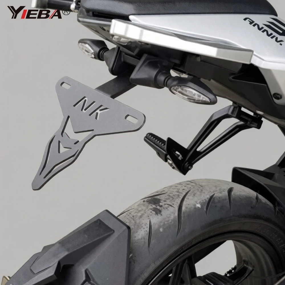For CFMOTO 250NK 300NK 2018-2019-2020-2021-2022-2023-2024-2025-2026 Motorcycles License Plate Holder Registration Shelf Bracket