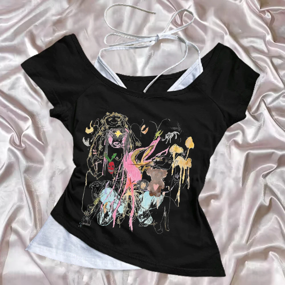 Beabadoobee Beatopia 2024 Graphic Tshirts Short Sleeve Summer O-neck Tee-shirt Graphic Printing Clothes Hip Hop Streetwear Tees
