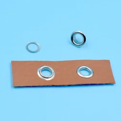 100sets silver 3.5mm/4mm/4.5mm/5mm/6mm metal Garment Eyelets DIY Clothing Accessories for Leather Tag/Cap/Bag/Shoes Belt