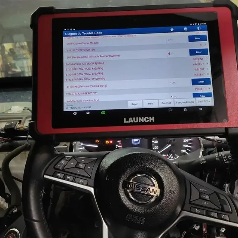 إطلاق الماسح الضوئي لأداة تشخيص السيارة ذات النظام الكامل من PAD VII