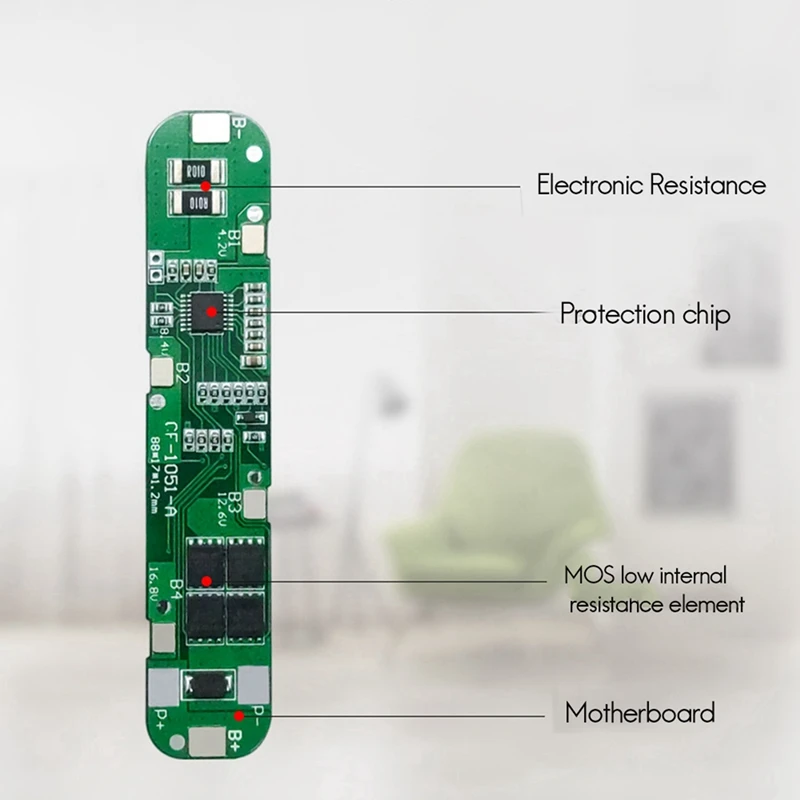 3X BMS 5S 18.5V 12A 18650 Li-Ion Lithium Protection Board Battery Charge Board Short Circuit Protection