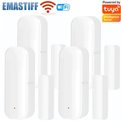 WiFi Smart Door Sensor Door Open Closed Detectors Smart Home Security Protection Door Alarm System work with tuya APP Control