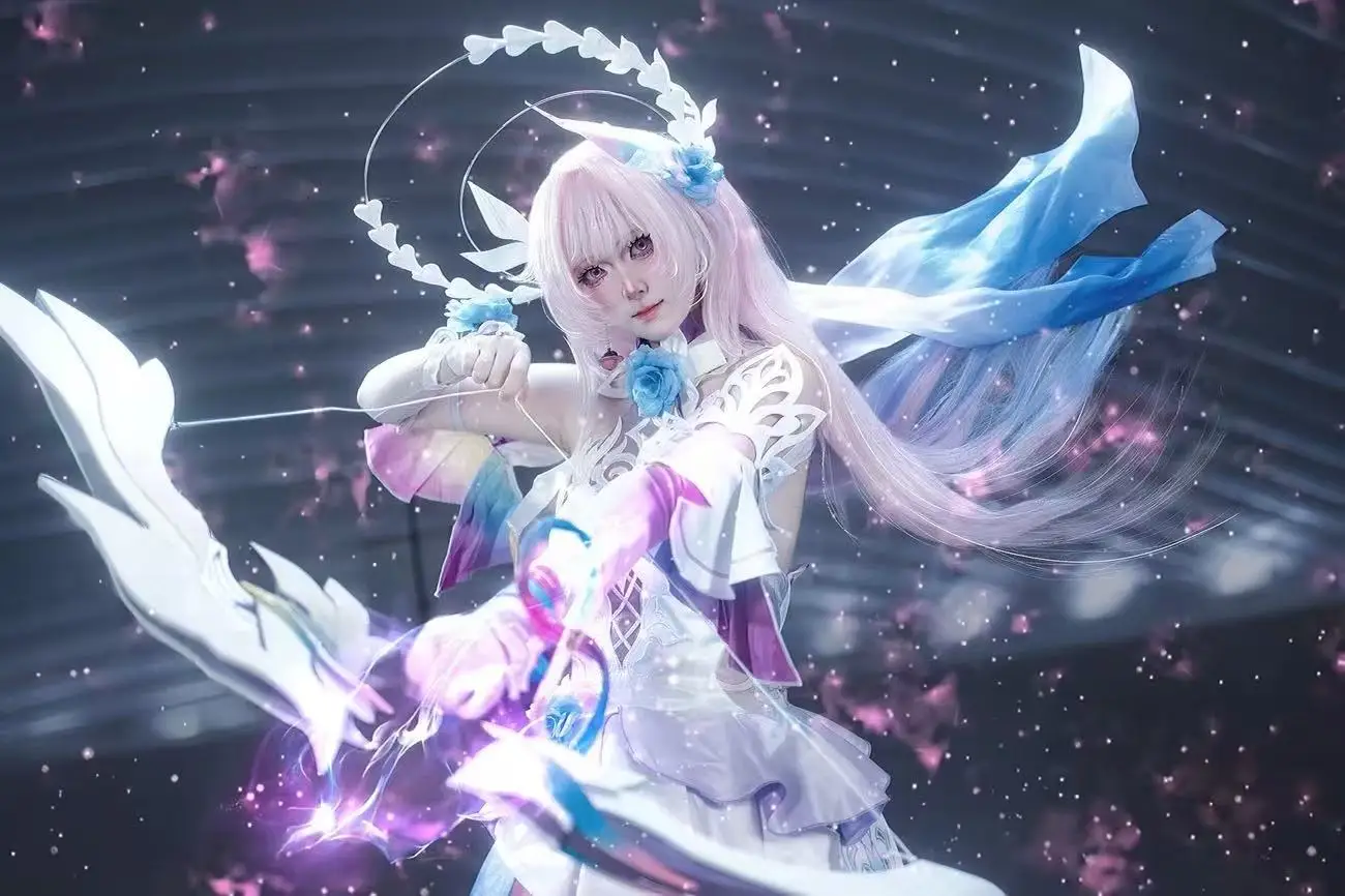 

Cyrene Cos Bow and Arrow Weapons Game Honkai Star Rail Cosplay Prop Model Wooden Prop Bow Halloween Christmas Party Accessories