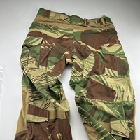 Men's Durable G3 Tactical Rhodesian Camouflage Frog Suit Pants - Custom Camo Workwear for Outdoor Combat Field Use