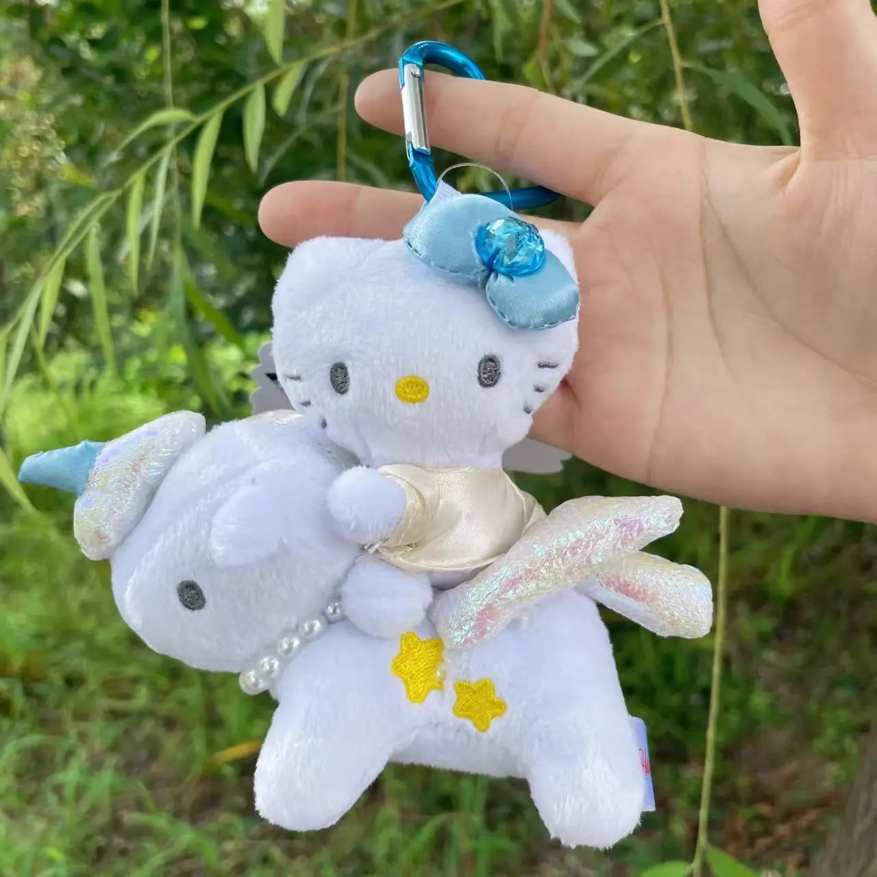 Unicornio Swan Styles Hellokitty muñecos de peluche llaveros de felpa mochila colgantes regalos de cumpleaños de graduación de San Valentín para niños
