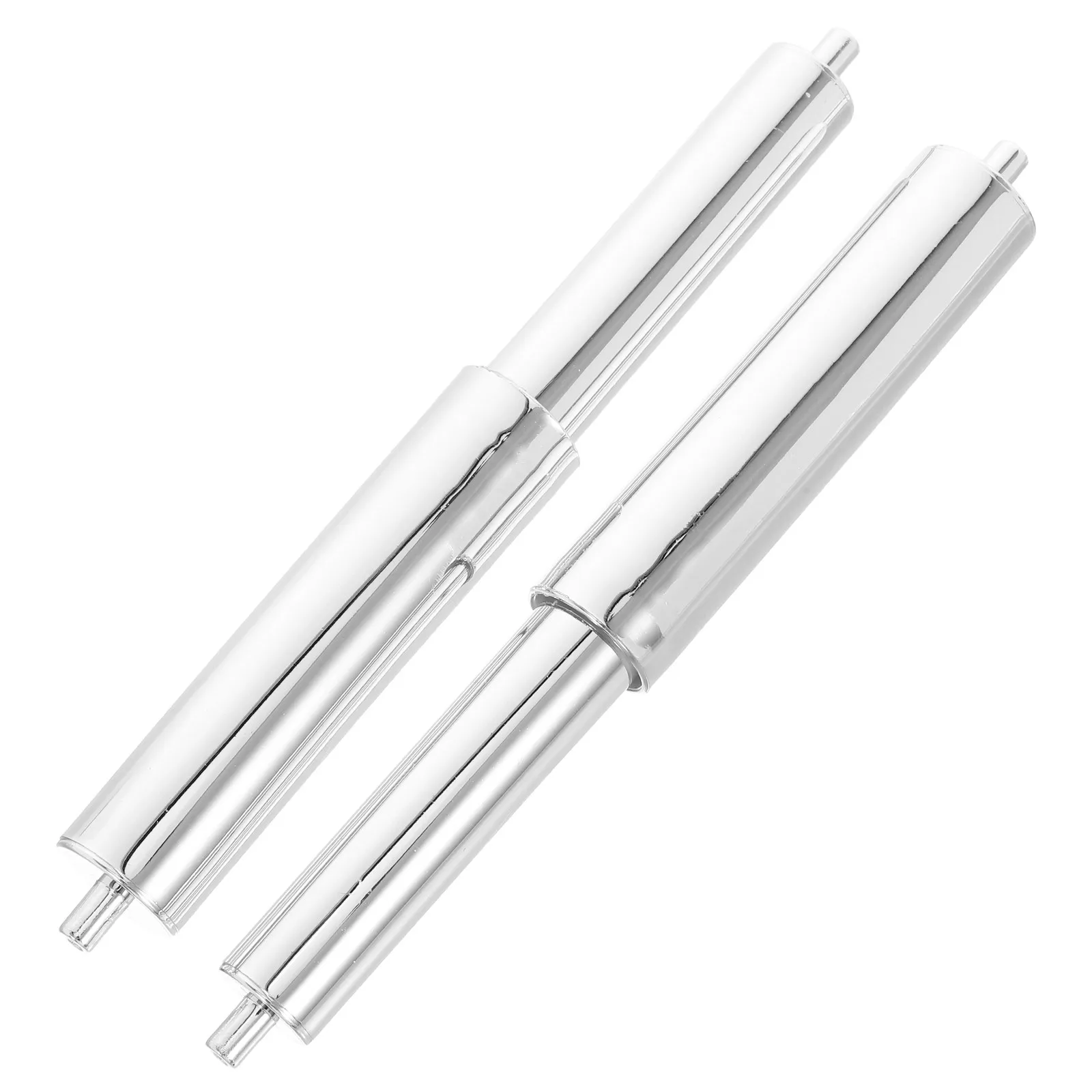 2Pcs Sturdy Plastic Toilet Paper Rod Replacement Roller Spindle for Tissue Box Easy Install Retractable Design Home Hotel Use