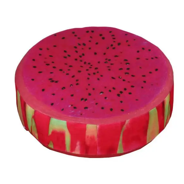 3D Print Fruit Home Office Chair Back Cushion Sofa Cozy Pillow Bolster Warm