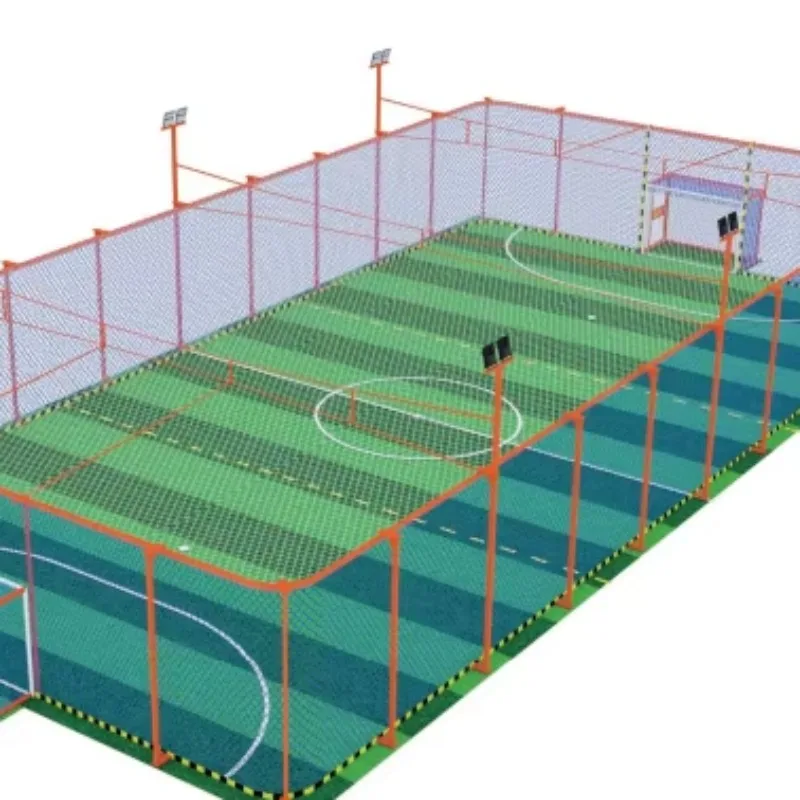 10 Year Warranty Foldable Easy Assembly Indoor/Outdoor Football Field Customized Soccer Stadiums Pitches Full Court Equipment